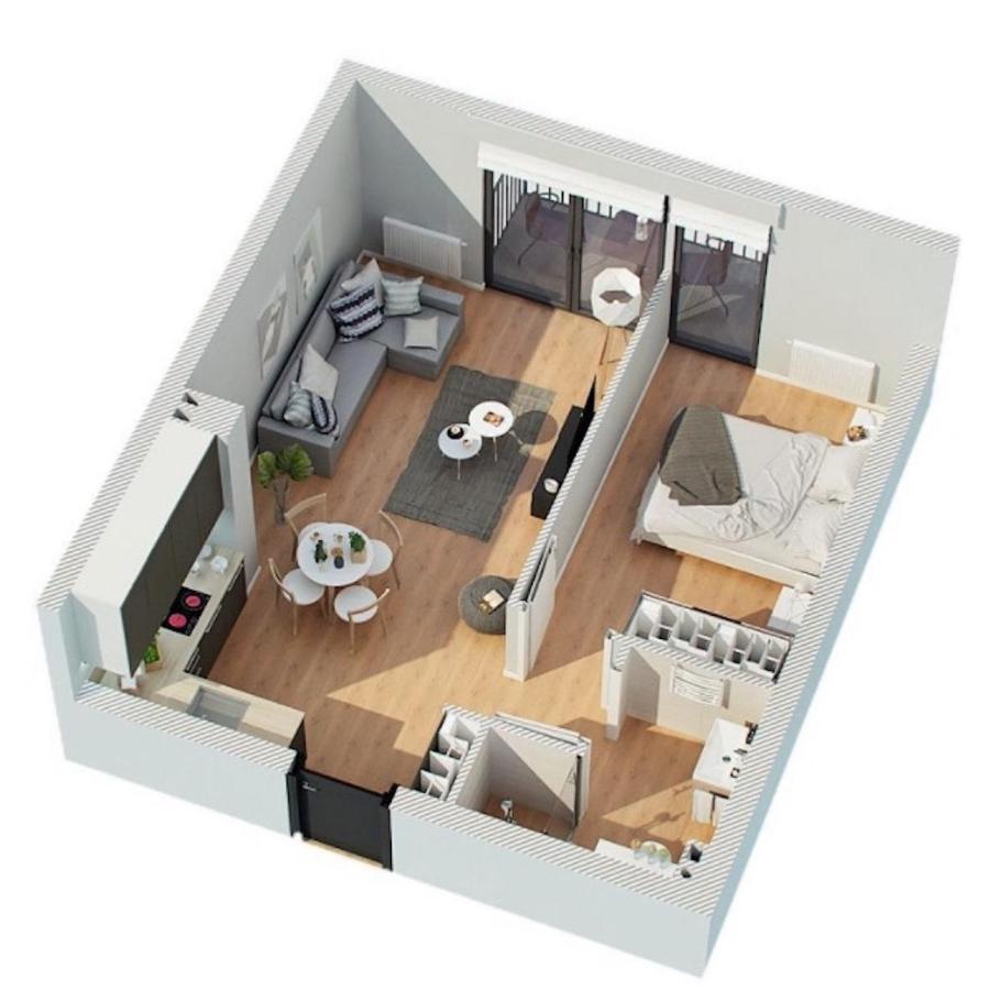 Apartament Morski Keja II Kolobrzeg Podczele Esterno foto